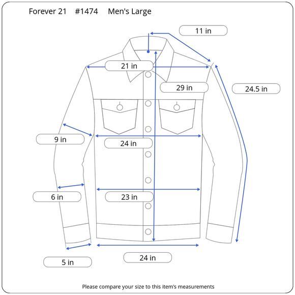 Forever 21 Woven Top Men's Large Camp Collar Long Sleeve Cotton Taupe - Picture 12 of 12